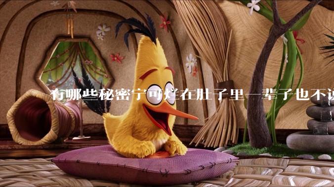 有哪些秘密宁可烂在肚子里一辈子也不说出来？