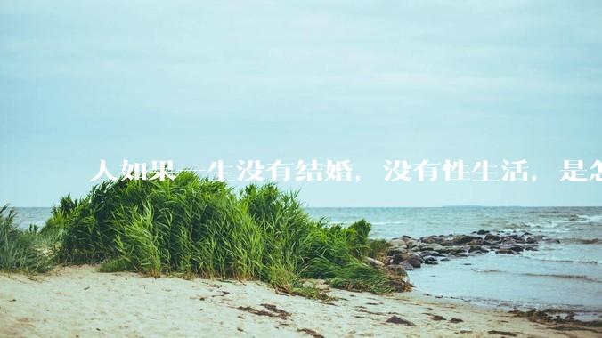 人如果一生没有结婚，没有性生活，是怎么样的？