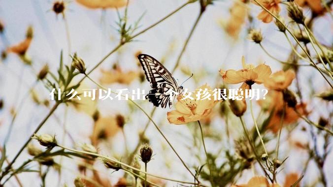 什么可以看出一个女孩很聪明？