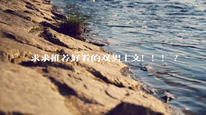求求推荐好看的双男主文！！！?
